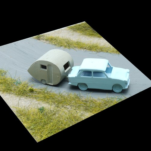 Spur trabant hellblau mit - trabant,